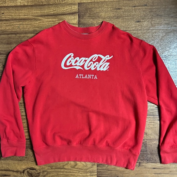 Coca-Cola (Atlanta) • Vintage • Red/White • Embroidery • X-Large • Sweater - Picture 1 of 8